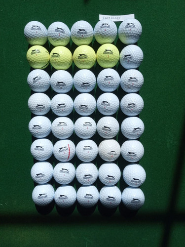 Golf balls used - 40, slazenger
