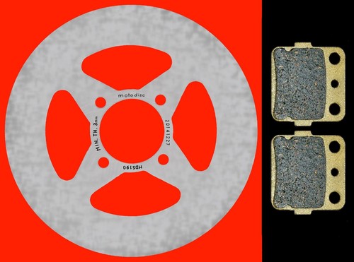 Rear brake disc s metallic - disc, s/metallic