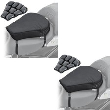 2x Air cushion Tourtecs Air M comfort seat cushions in black Discount Set