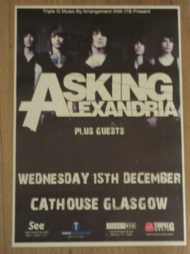 Asking alexandria glasgow - asking,