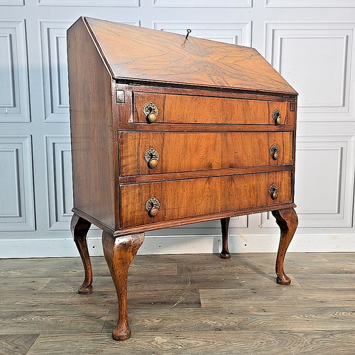 Antique bureau writing desk - antique,