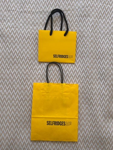 Selfridges paper bags - x,