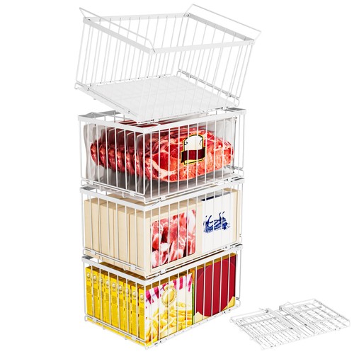 Large freezer organizer bins - large,