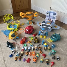 Fisher Price Octonauts Toy Bundle Figures Gap Playset Pod Sea Creatures, Job Lot