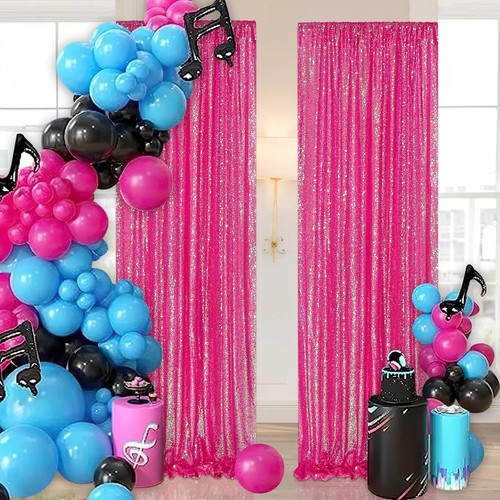 Sequin backdrop curtains - backdrop,