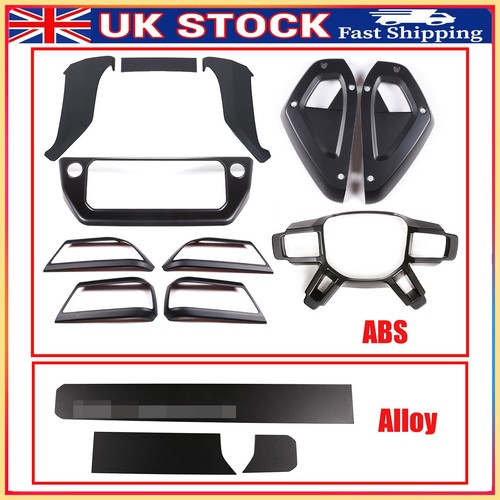 Matte black interior kit - matte,