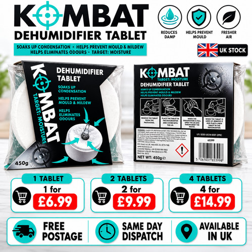 Kombat dehumidifier tablet - kombat,