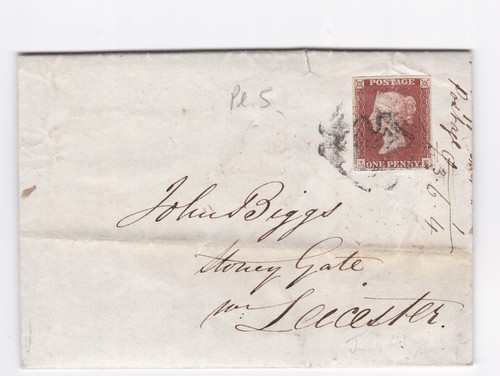 1841 penny red stamp - 1841, qv