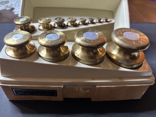Ohaus brass scale calibration - brass,