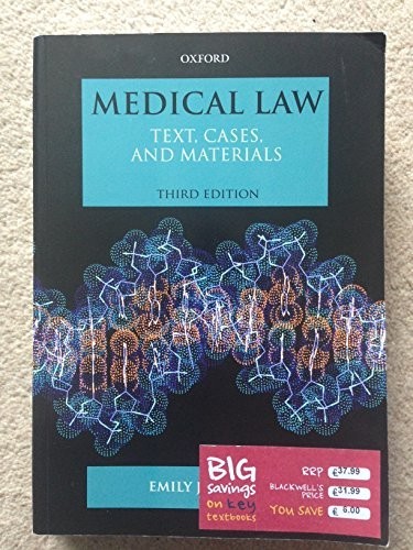 Medical law text cases and - medical,