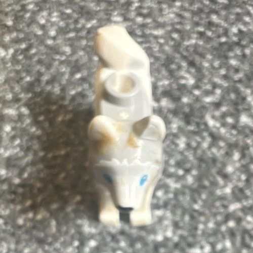 Lego white dog - dog/wolf, animal