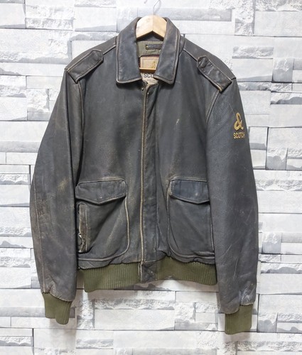 Vintage schott leather - schott, bomber