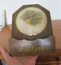 Unusual Vintage Wooden Letter