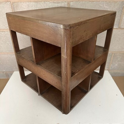 Revolving bookcase table side - bookcase,