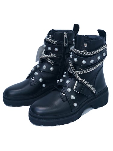 Zara black biker - biker, leather