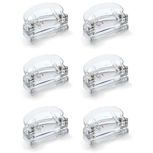 Osco clear acrylic two hole - clear,
