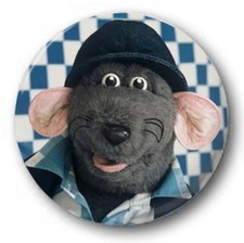 Roland Rat  25mm 1" Button Badge - Kids Retro TV Nostalgia 80's Nostalgia TV AM