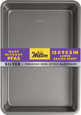 Silver Non Stick Oblong Cake