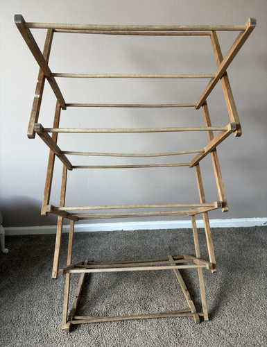 Vintage wooden foldable - wooden,