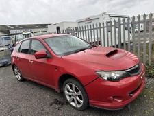 Subaru Impreza Hatch 2009 Front Bumper In Red with Fog Lights Good Condition