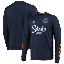 Everton Men's Football Jacket 22/23 Sweatshirt Navy - New