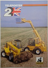 Original Sanderson Forklifts Teleporter 2 Telehandler Brochure, c 1985