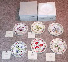 6 x Wedgwood - The Flower Artists of Kew - Decorative Plates Limited Edition 