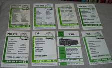 13 GREEN LINE LONDON COUNTRY BUS SERVICES TIMETABLES LAST WITH FARE TABLES 1977