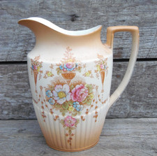 Vintage Original Crown Devon Fieldings Floral Patten Jug Queen Anne 2 Shape
