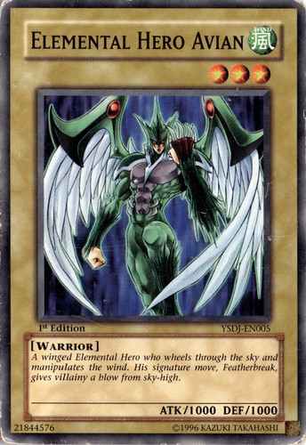 Elemental hero avian - hero, normal