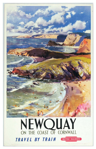 Vintage newquay art - vintage,