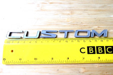'CUSTOM' SEPARATE CAPITAL LETTERS VAN BADGE 17cm  FORD TRANSIT TOURNEO CUSTOM