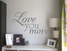 Love you more wall sticker