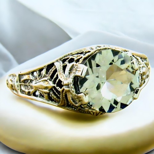 Genuine green amethyst - genuine, 925