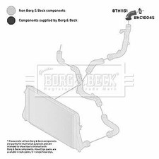 Borg & Beck Turbo Hose - BTH1151