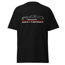 Premium T-Shirt For Ford Mustang Mach 1 Fastback 1970 Car Enthusiast Gift