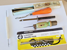 Rare Set of 6 Vintage Rug Carpet Making Tools Carnell John James SMYRNAFIX etc