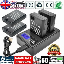 2x 2000mAh EN-EL14(A) Battery / Dual Charger for Nikon D3100 D3200 D5200 D5500