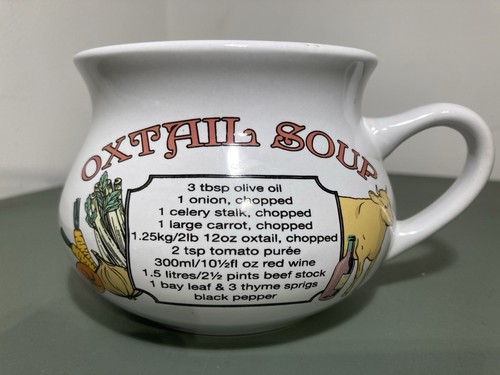 Vintage oxtail soup mug retro - oxtail,