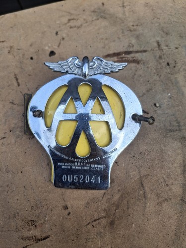 Old vintage badge - old,