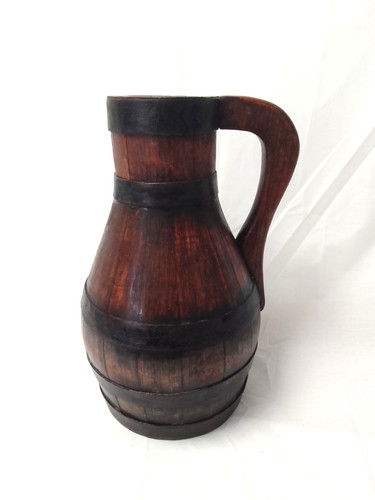 Antique oak steel coopered - antique,