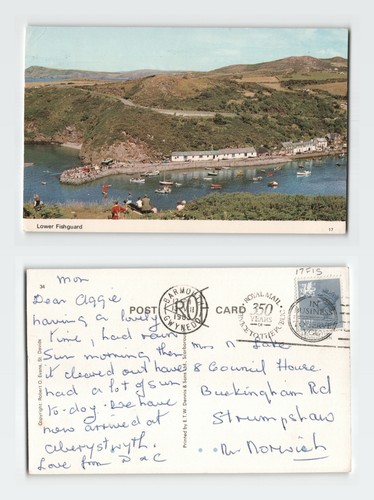 Vintage postcard lower - postcard,