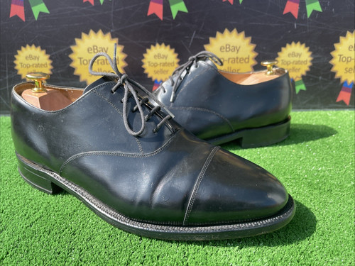 Barker black cap toe oxford - barker,