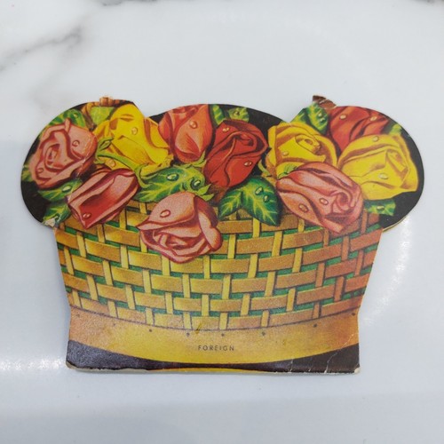 Vintage basket roses - vintage, of