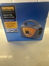 Halfords Battery Charger Up To 1.2L For Petrol Engines - New and Unused