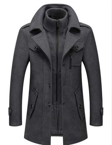 Men fashion double - fashion, collar