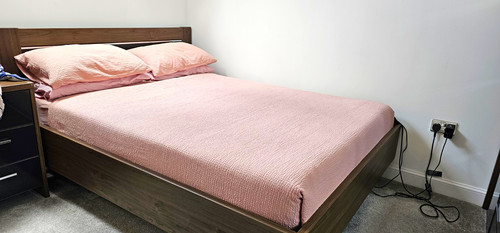 King bed frame with - bed,