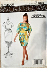 Sewing Pattern New Look Workroom Project Runway 6120 Dress 6-16 Factory Folded