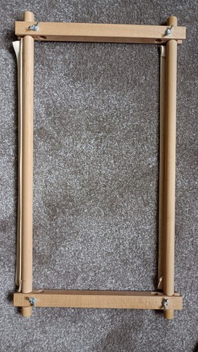 Wooden tapestry scroll frame - wooden,