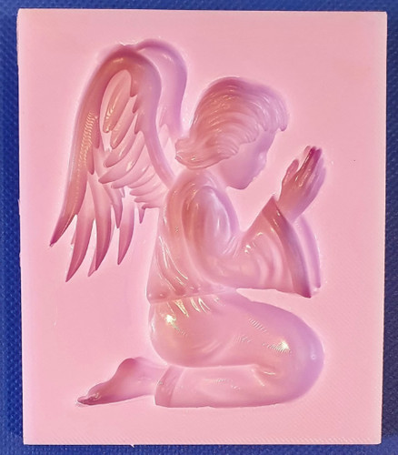 Praying angel silicone mould - angel,